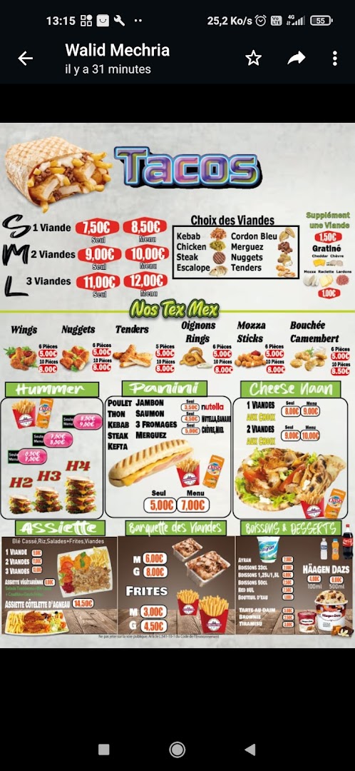 Plats délicieux